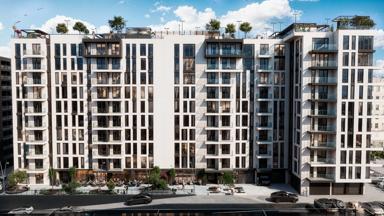 Вигляд комплексу Skyline з вулиці